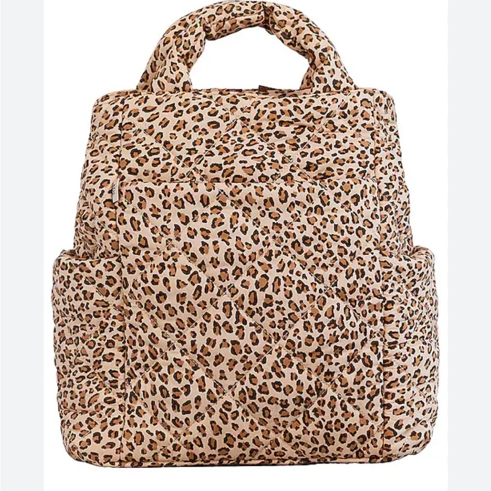 Beis x Elsa Hosk Leopard Wild Child Print Backpack